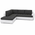 Ecksofa Tokio V mit Schlaffunktion und Bettkasten, Jasmine 96 + Soft 17 Links, 200x75x230 cm