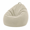 Lumaland Feincord Sitzsack XL - Komfortabler Bean Bag mit EPS-Füllung, Waschbar für Erwachsene & Teenager