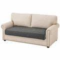 Rutschfester Sofabezug für Ecksofa und Chaiselongue, 3-Sitzer, Dunkelgrau, 90x180cm, Ideal für Haustiere